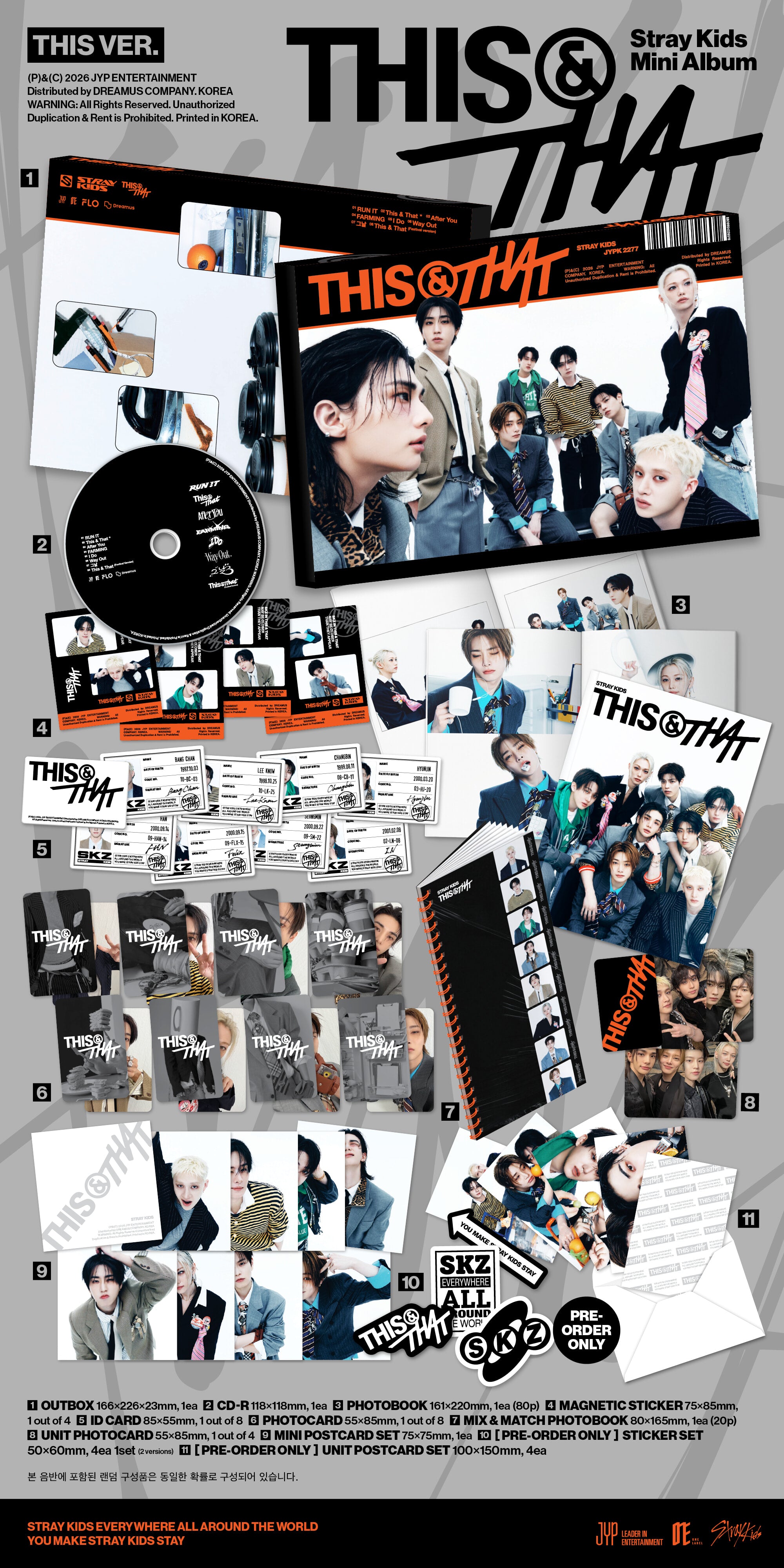 K-Pop CD Stray Kids - 'THIS & THAT' – Lil Thingamajigs Hive