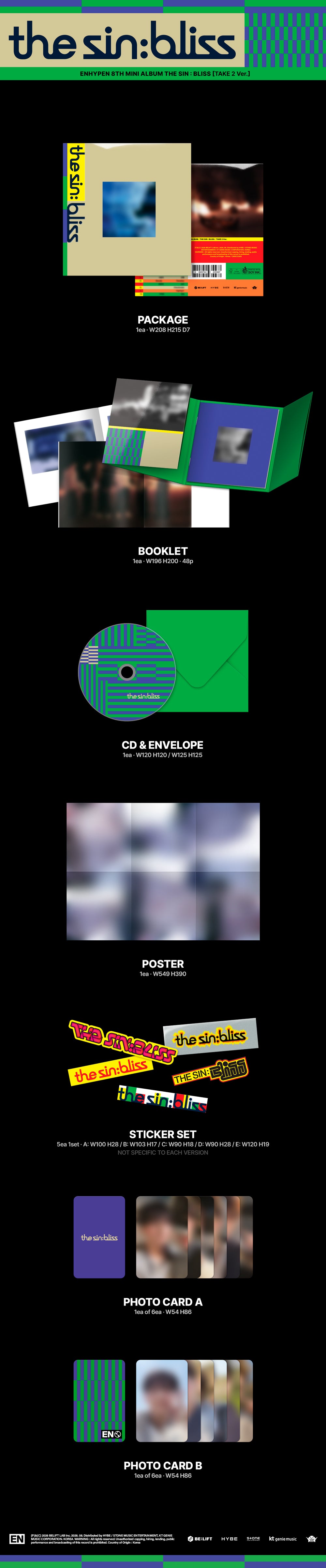 K-Pop CD Enhypen - 8th Mini Album 'The Sin : Bliss' – Lil
