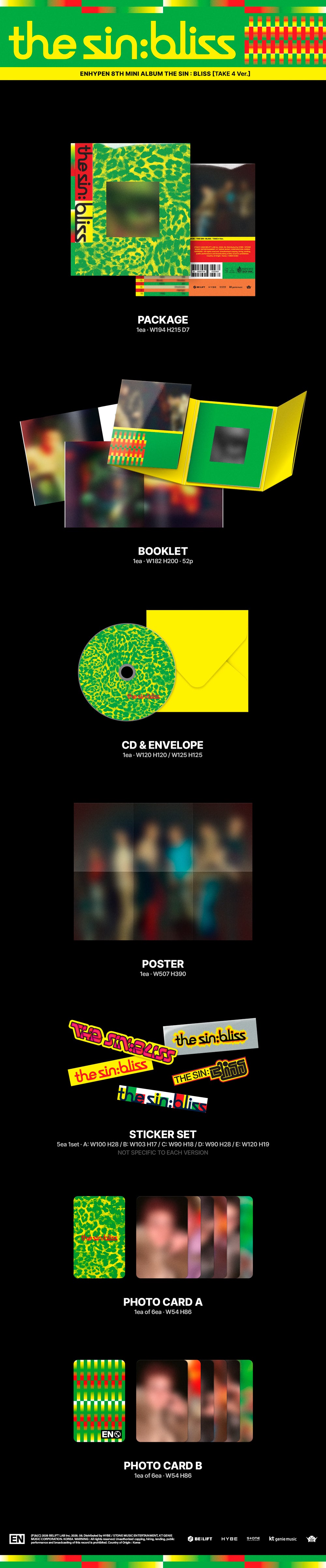 K-Pop CD Enhypen - 8th Mini Album 'The Sin : Bliss' – Lil