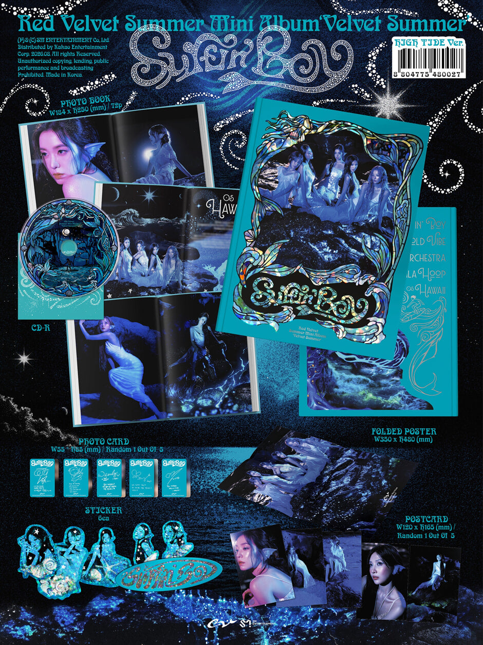 K-Pop CD Red Velvet - Summer Mini Album 'Velvet Summer' [High Tide ver.]