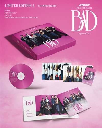 K-Pop CD Ateez - Japanese 5th Single 'BAD' [Limited Edition A]