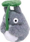 My Neighbor Totoro Totoro with Leaf Beanbag Plush 5"