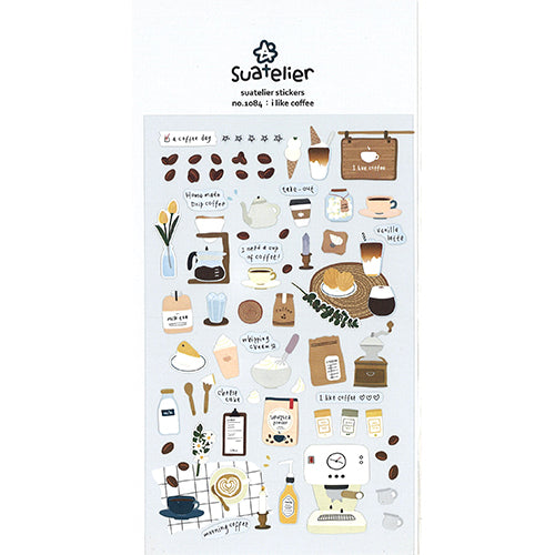 Suatelier Daily Deco Stickers No. 1084 I Like Coffee