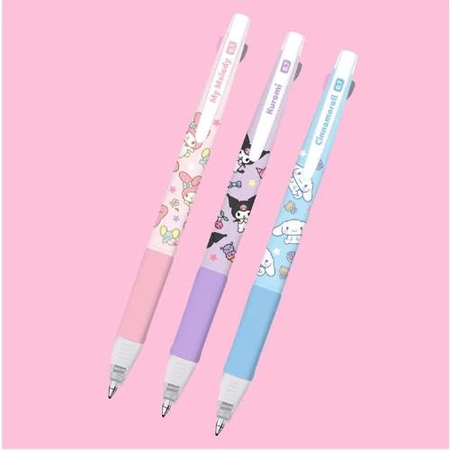 Sanrio Characters 3-Color Erasable Ballpoint Pen 0.7mm