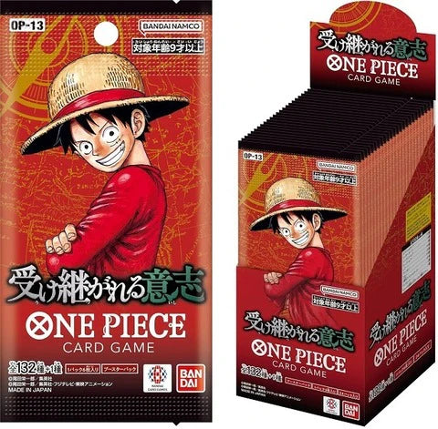One Piece TCG OP-13 Carrying on His Will (Japanese Ver.)