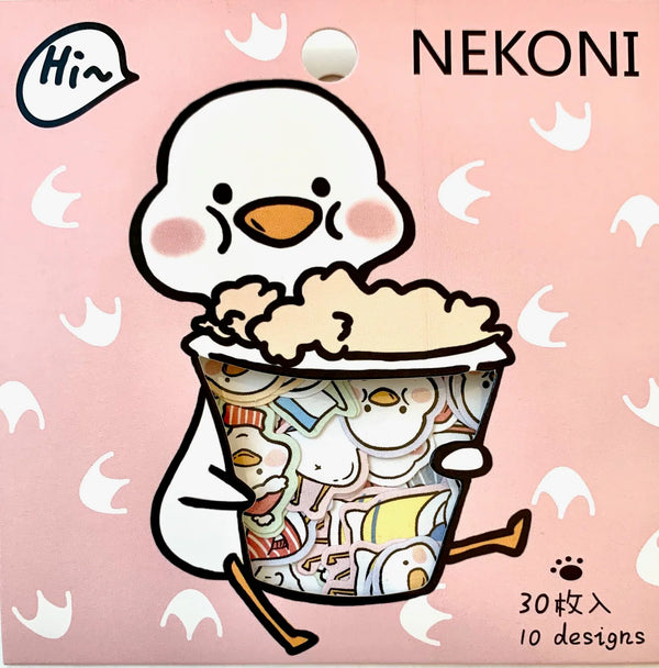 Nekoni Duck Sticker Bag (50602)