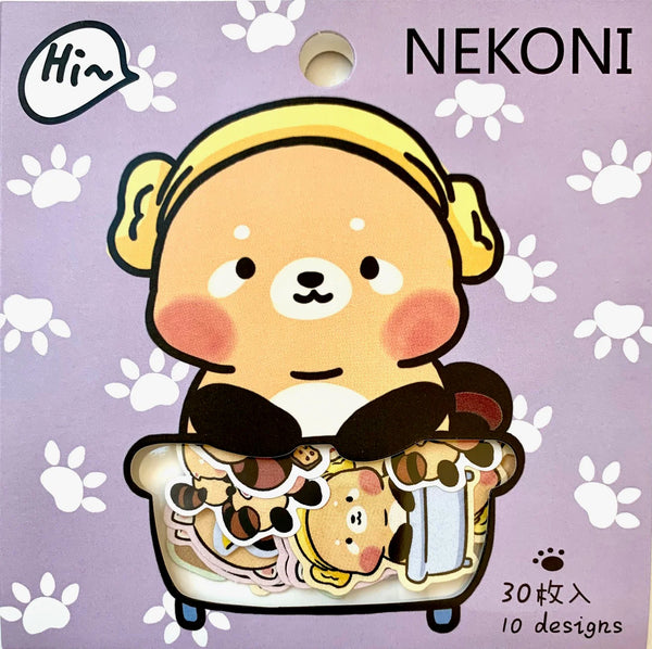 Nekoni Red Panda Sticker Bag (50603)