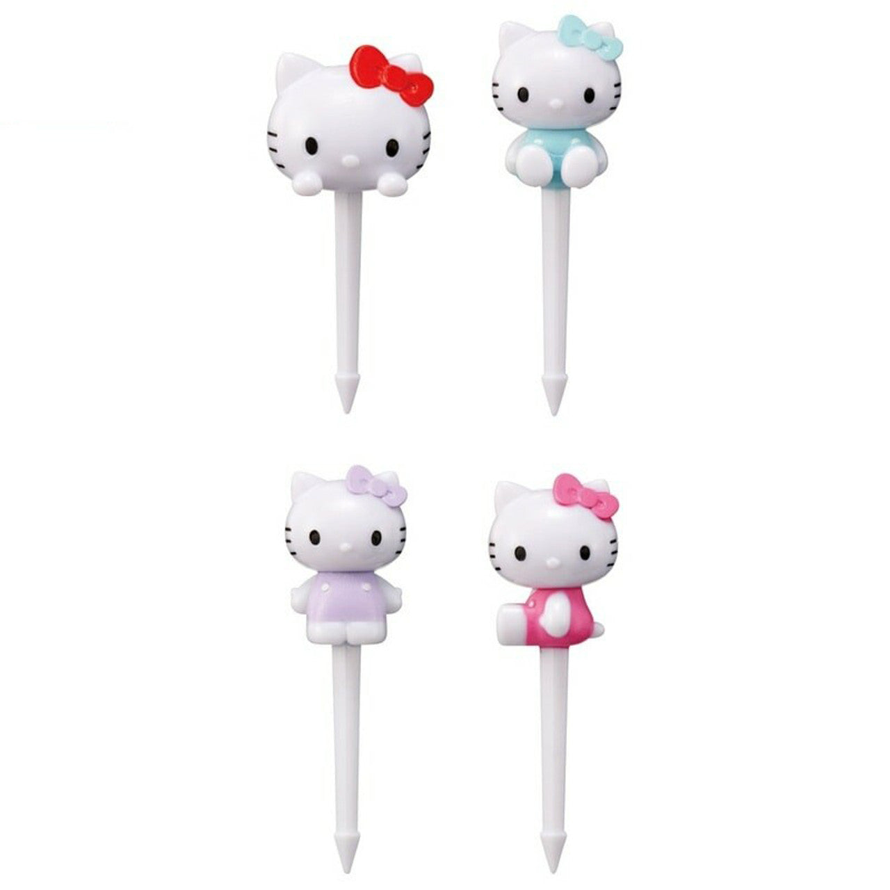 Skater Hello Kitty Food Picks (Set of 4)