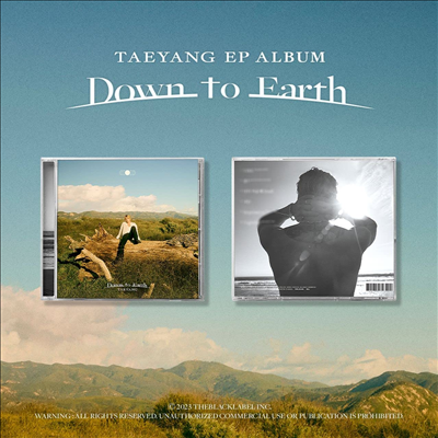 K-Pop CD Taeyang - EP Album 'Down To Earth'