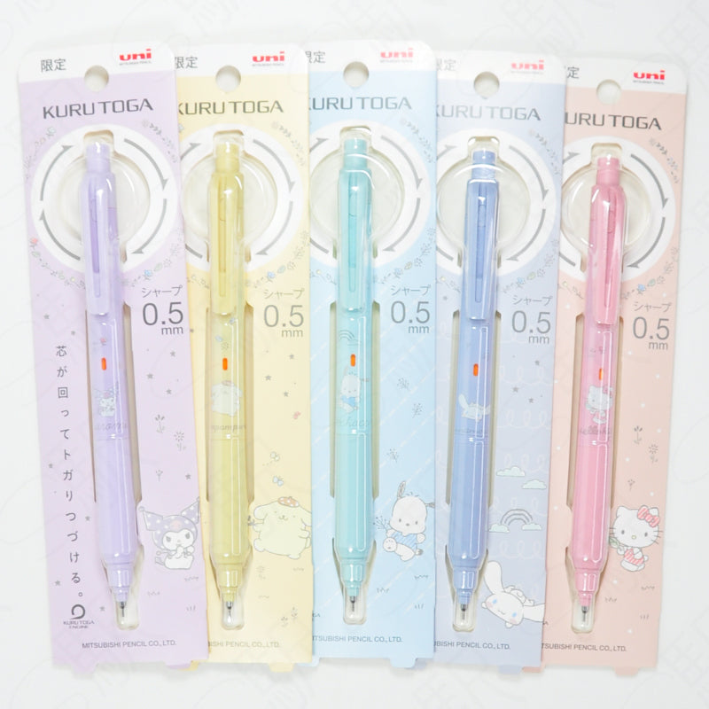 Uni Kuru Toga 0.5mm Mechanical Pencil Sanrio Edition