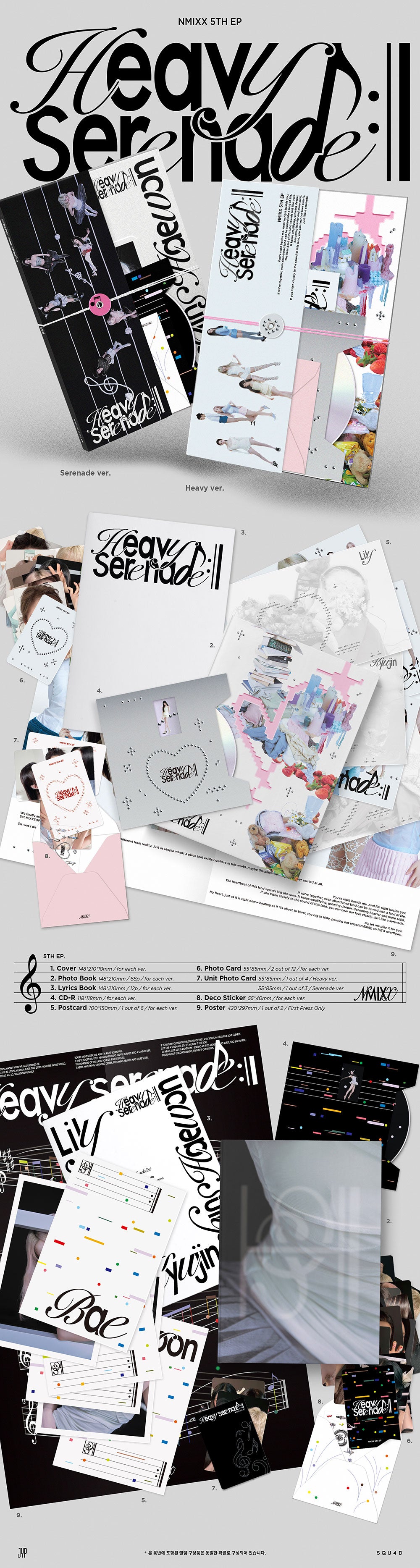 NMIXX CDセット NMIXX 5TH EP ALBUM HEAVY SERENADE (MELODY BOX VER.) [PRE] - Kpop USA
