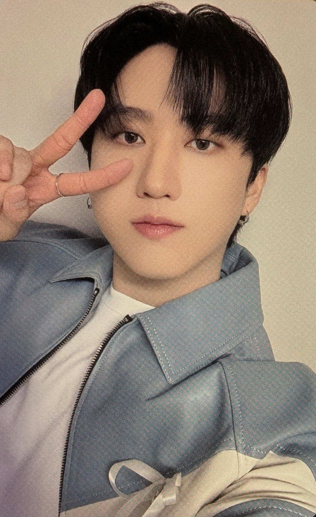 [Photocard] STRAY KIDS Changbin - ROCK-STAR Album (round 2, video call/fancall, withfans / yizhiyu (yzy)) front