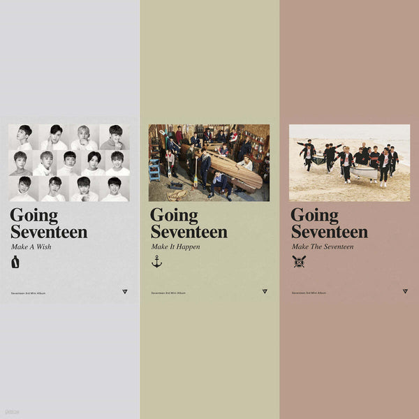 K-pop CD Seventeen 3rd mini 'Going Seventeen' (Re-Release)