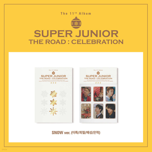 K-Pop CD Super Junior 11th Album Vol.2 'The Road: Celebration' (Snow Ver.)