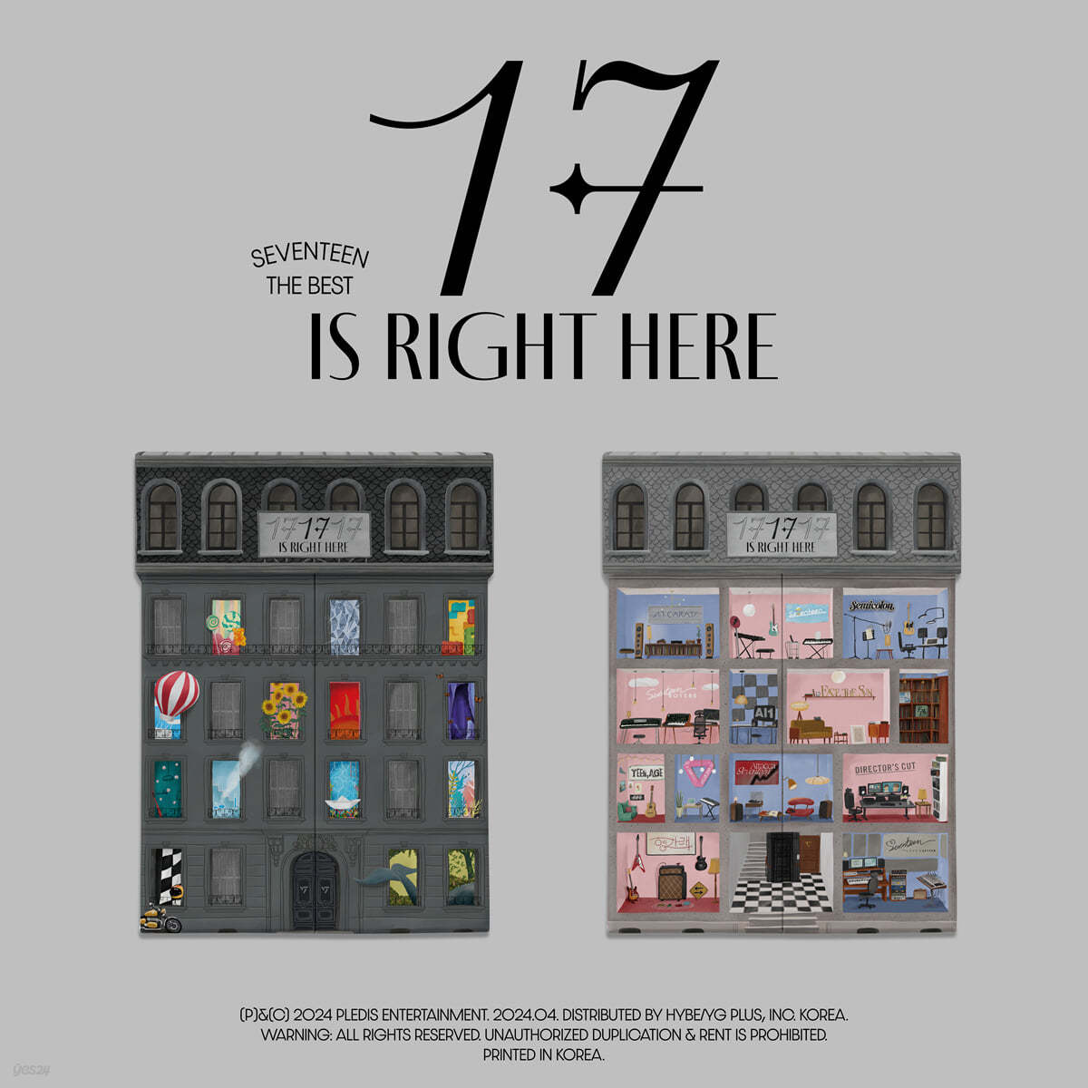 K-Pop CD Seventeen - Best Album '17 is right here'
