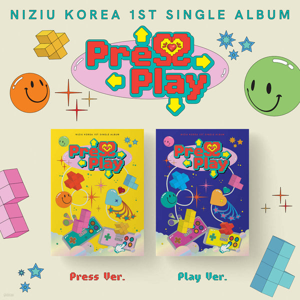 K-Pop CD NiziU - 1st Single Album 'Press Play'