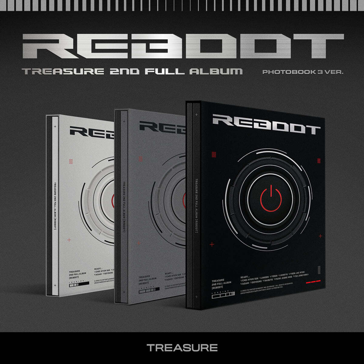 K-Pop CD Treasure - 2nd Full Album 'Reboot'