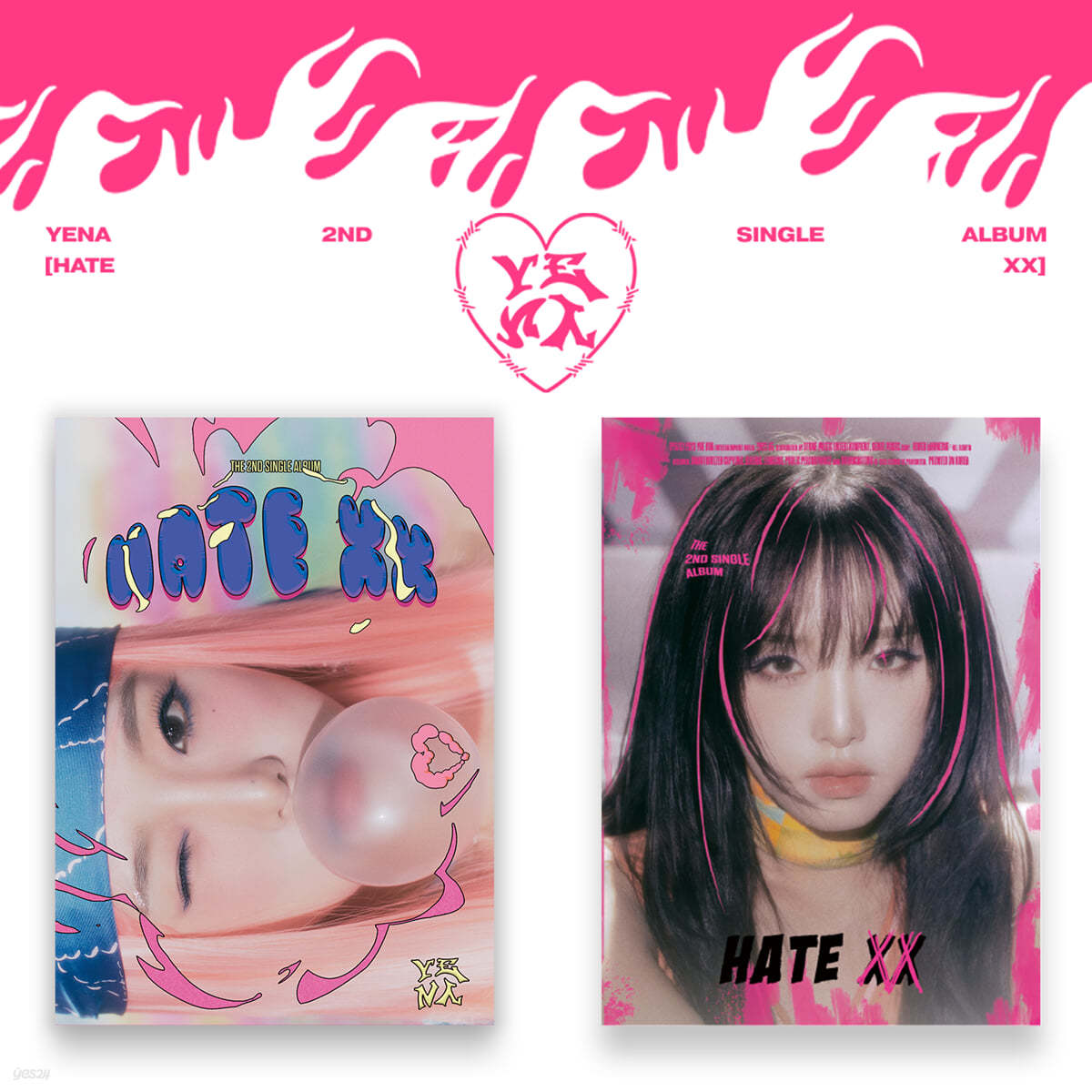 K-Pop CD Yena - 2nd Single Album 'Hate XX'