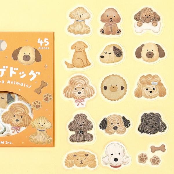 BGM Fluffy Animals Flake Sticker