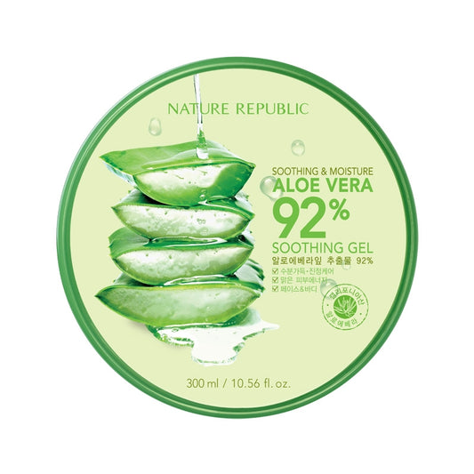 [NATURE REPUBLIC] Soothing & Moisture Aloe Vera 92% Soothing Gel - 300ml