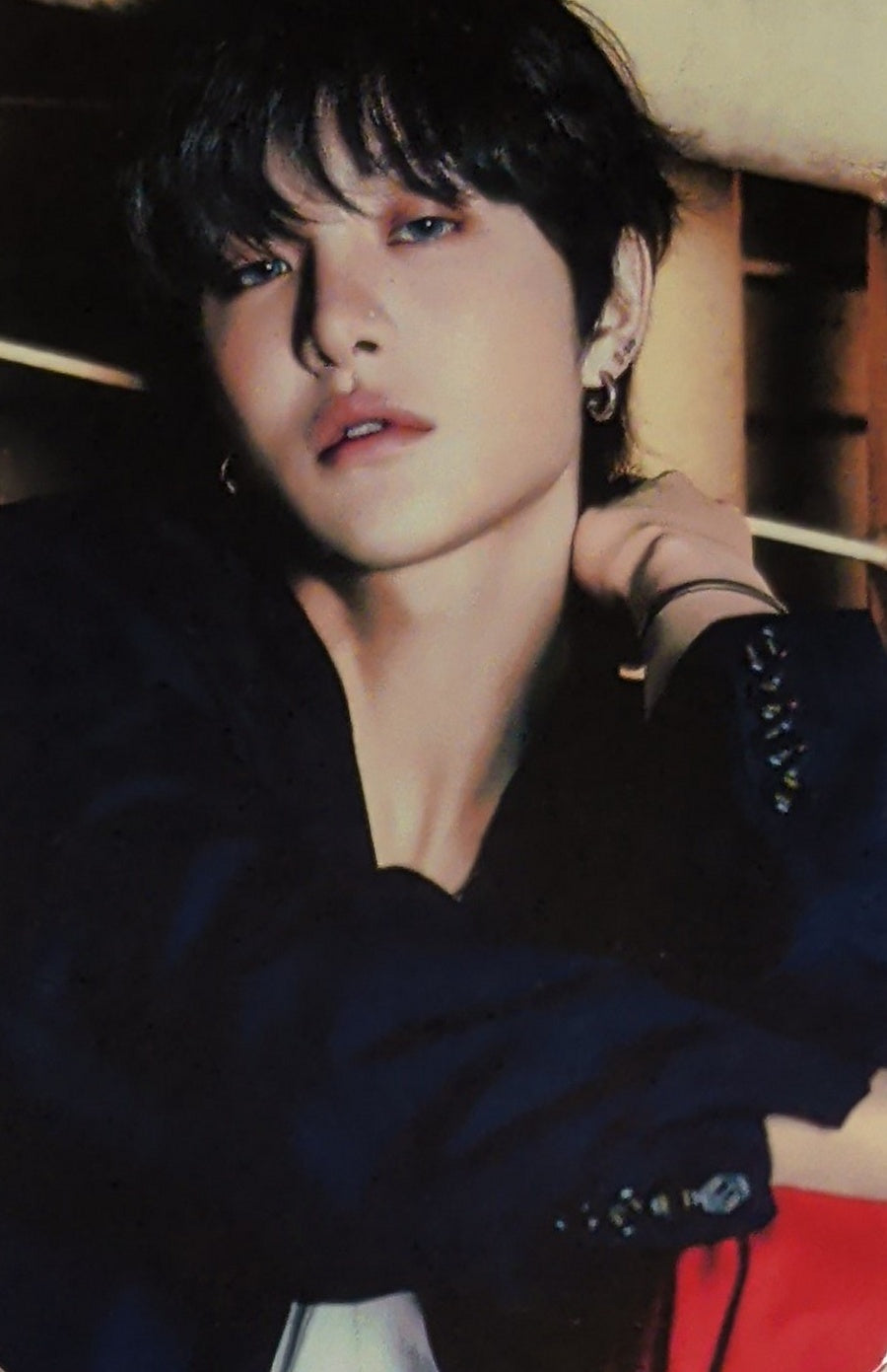 [Photocard] TREASURE Jihoon - LOVE PULSE Album (kpop together, POB) - Physical Card Scan