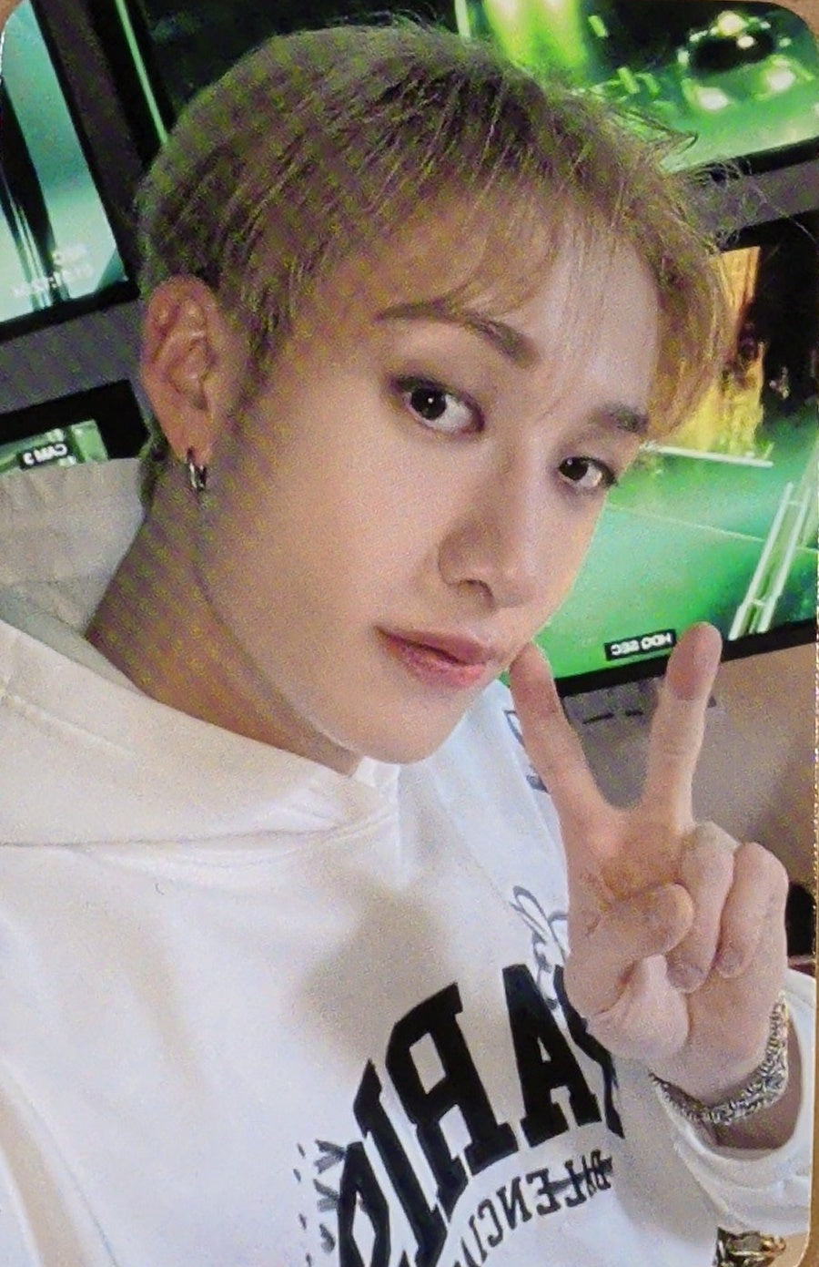 [Photocard] STRAY KIDS Bang Chan - ROCK-STAR Album (POB, apple music) - Physical Card Scan
