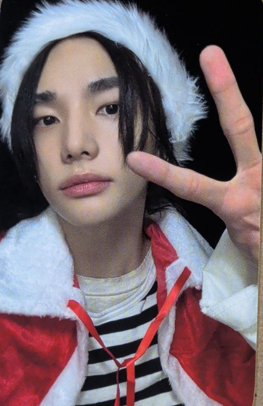 [Photocard] STRAY KIDS Hyunjin - HOP Album (pop-up, purchase benefit, jyp/fans shop, merch photocard) - Physical Card Scan