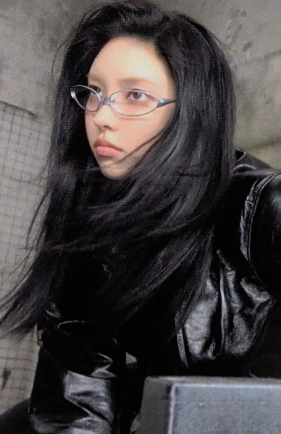 [Photocard] ILLIT Yunah - NOT CUTE ANYMORE Album (apple music, POB) - Physical Card Scan