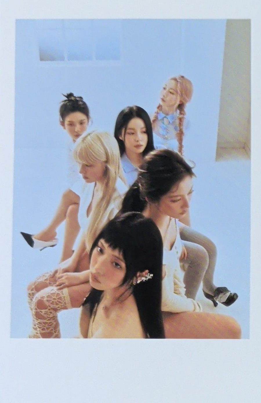 [Photocard] NMIXX Unit - Heavy Serenade Album (ktown4u, POB, polaroid) - Physical Card Scan