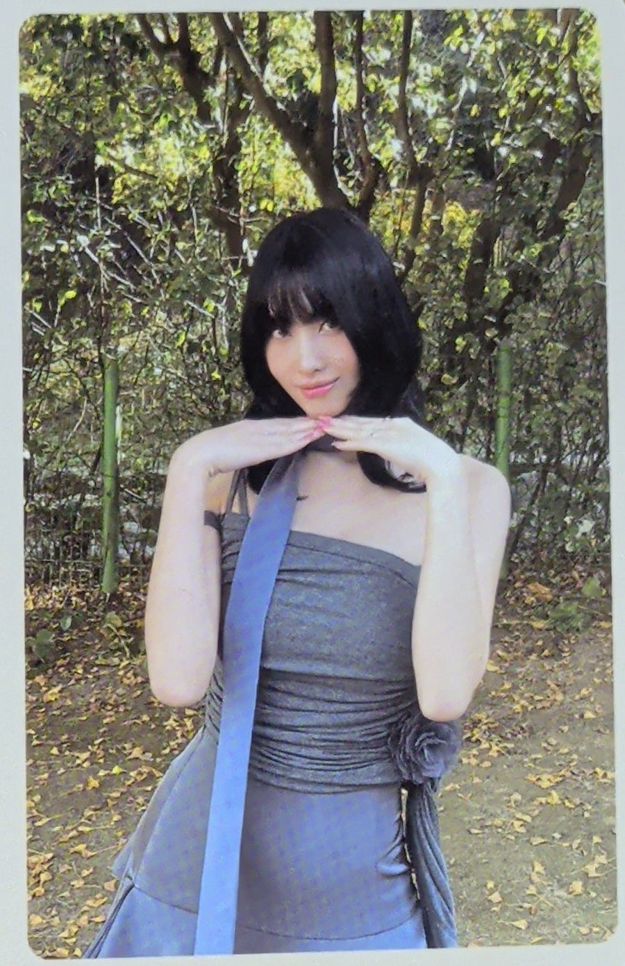 [Photocard] TWICE Momo - With YOU-th Album (photocard set, forever version, standard version, album photocard, first press only) - Physical Card Scan