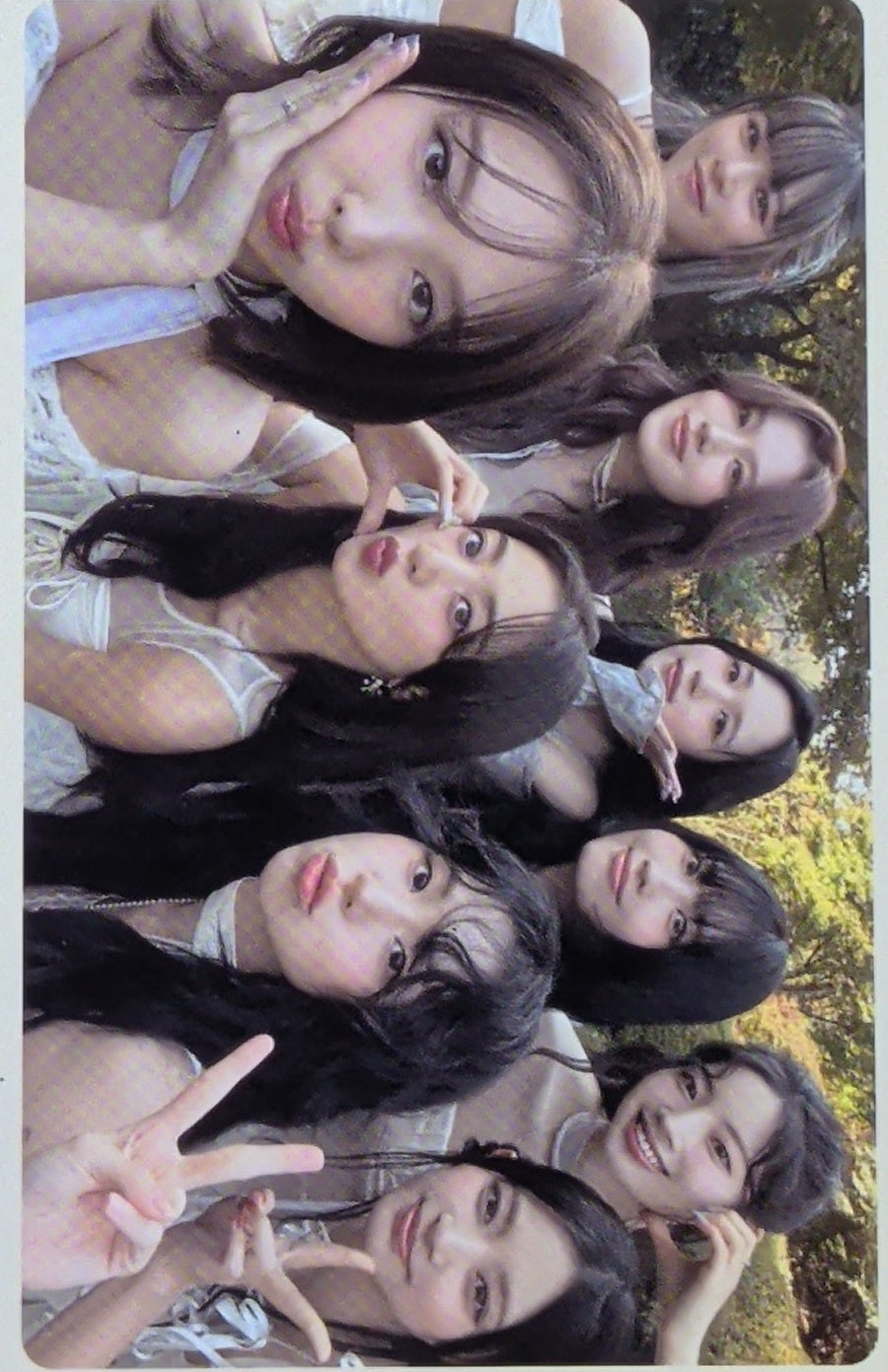 [Photocard] TWICE Unit - With YOU-th Album (forever version, photocard set, standard version, album photocard, first press only) - Physical Card Scan