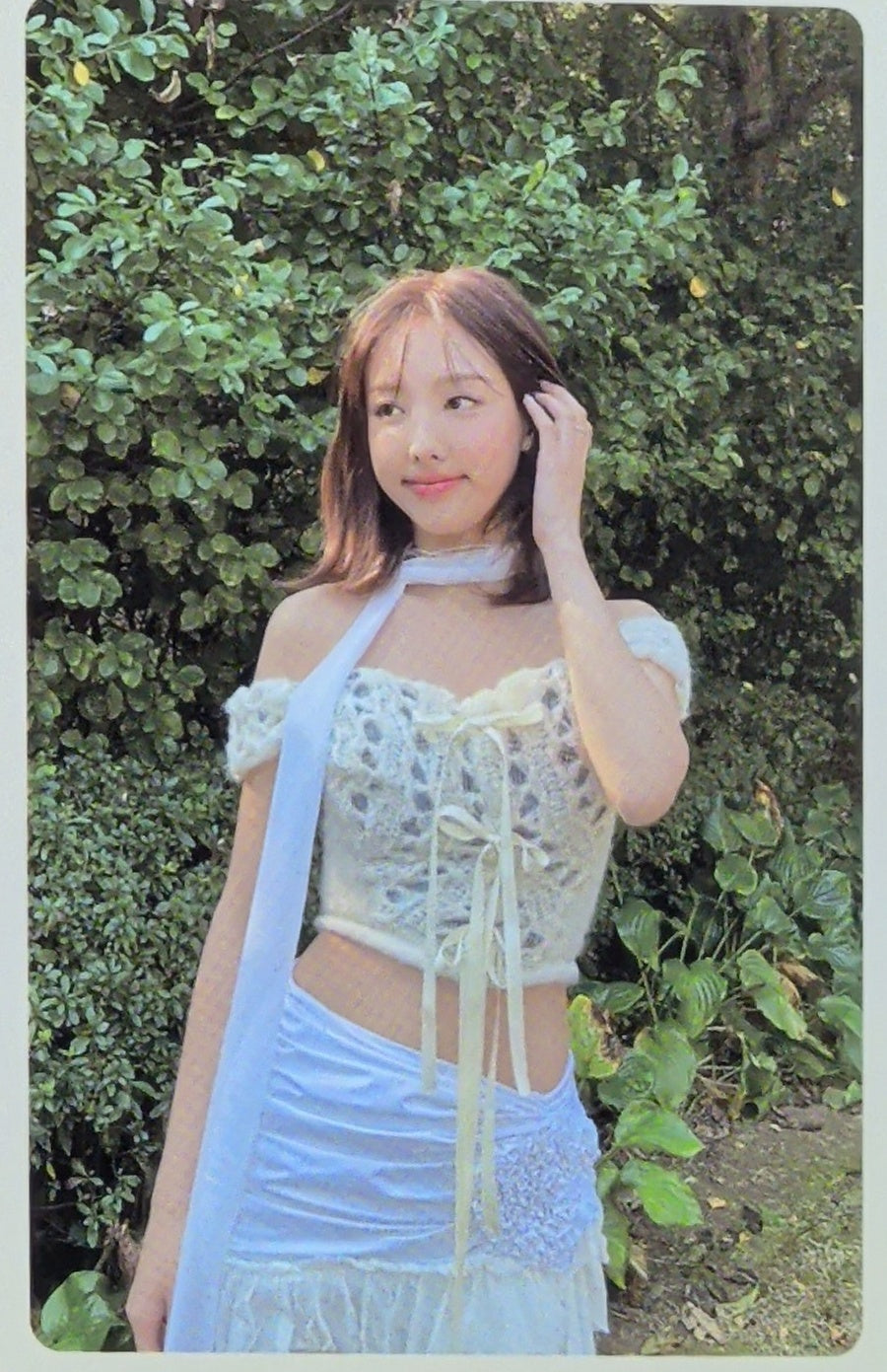 [Photocard] TWICE Nayeon - With YOU-th Album (forever version, photocard set, standard version, album photocard, first press only) - Physical Card Scan