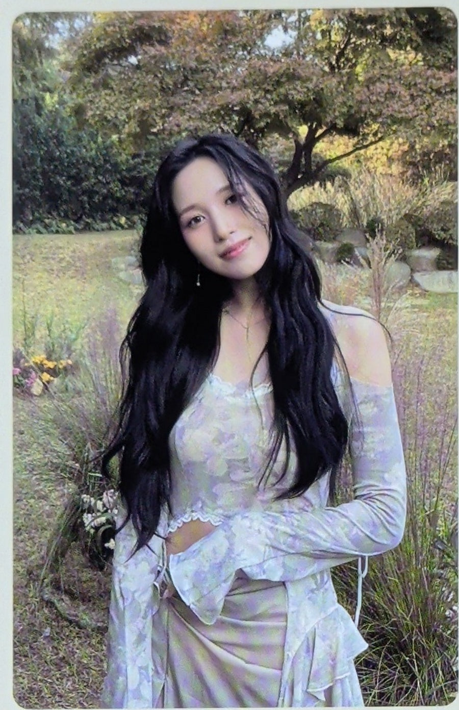 [Photocard] TWICE Mina - With YOU-th Album (forever version, photocard set, standard version, album photocard, first press only) - Physical Card Scan