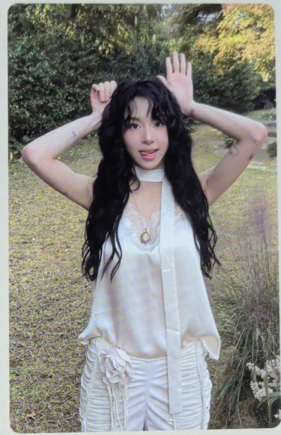 [Photocard] TWICE Chaeyoung - With YOU-th Album (forever version, photocard set, standard version, album photocard, first press only) - Physical Card Scan