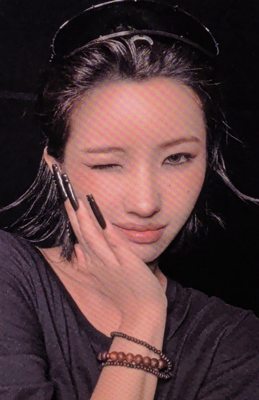 [Photocard] I-DLE Soyeon - We made Album (POB, ktown4u, crow version) - Physical Card Scan