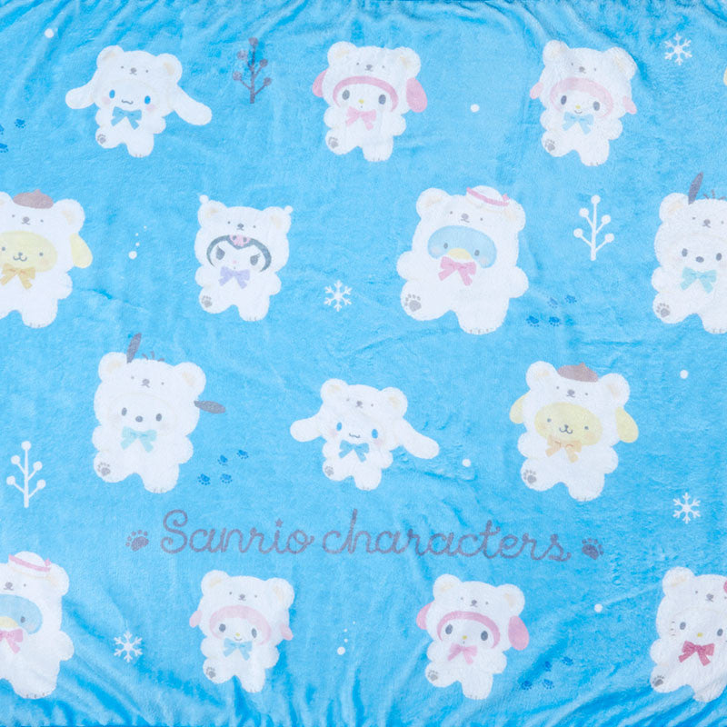 Sanrio Characters Blanket (Fluffy Snow Design)