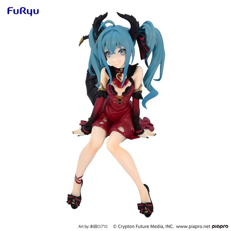 Vocaloid Noodle Stopper Figure Hatsune Miku (Villain Red Color ver.)