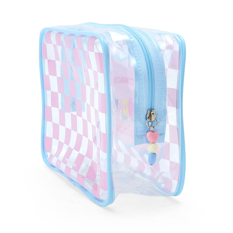 Sanrio Characters Clear Pouch Pastel Checker (122947)