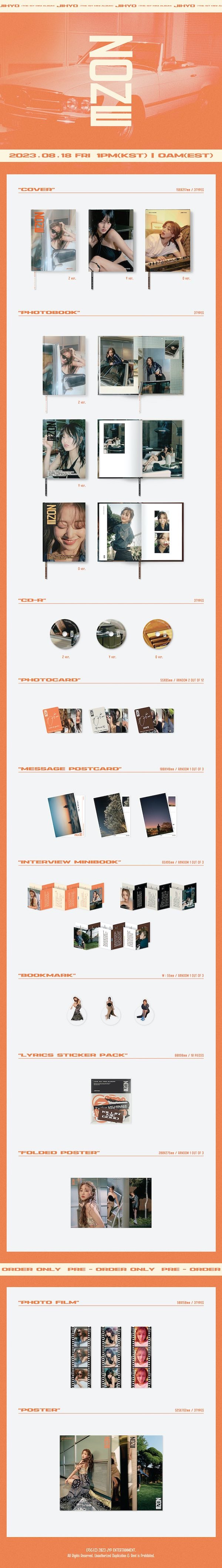 K-Pop CD Jihyo (Twice) - 1st Mini Album 'Zone'