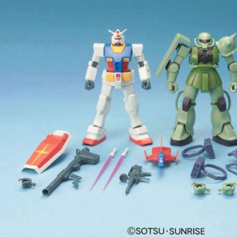 HGUC Gunpla RX-78-2 Gundam vs. Zaku II 1/144 Model Kit