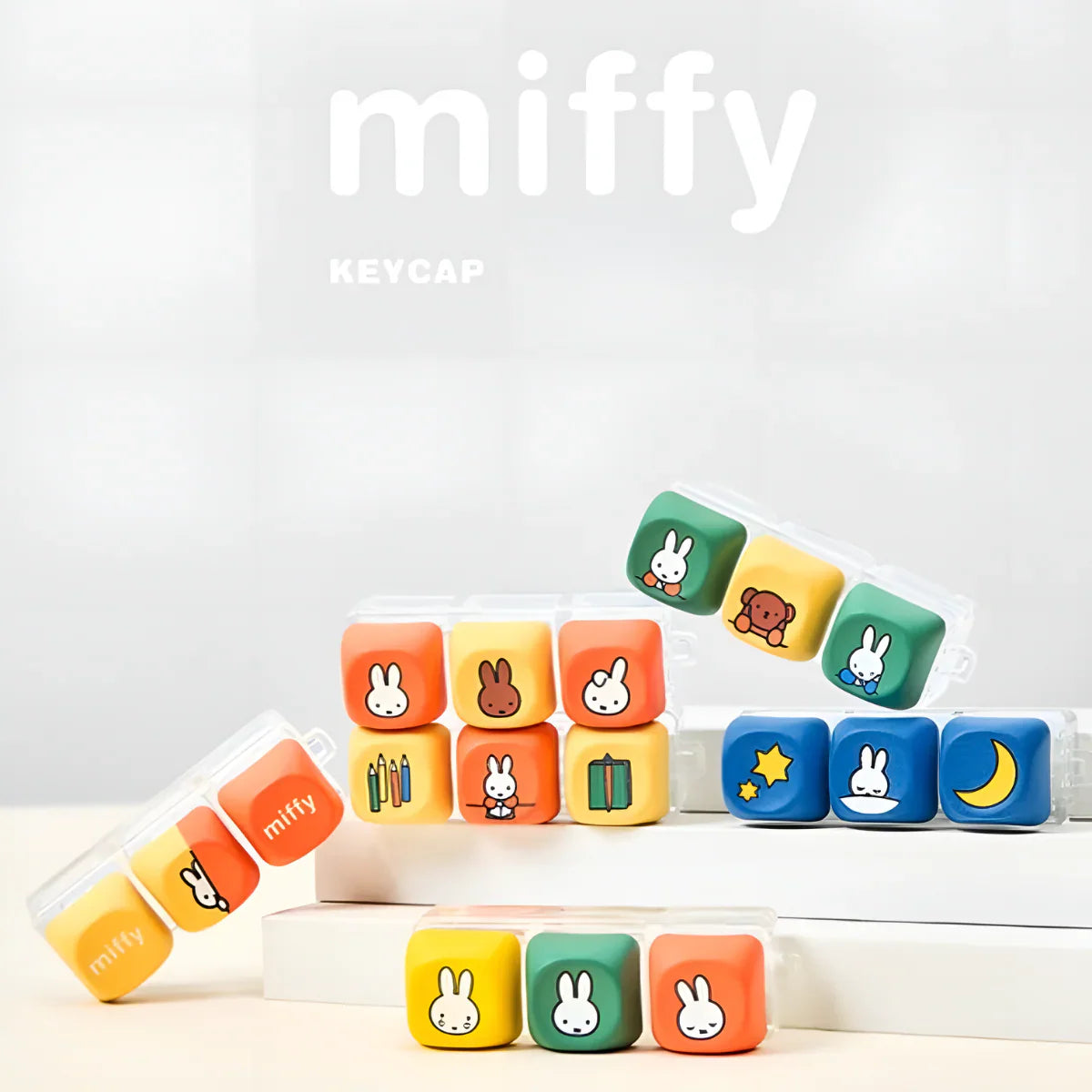 Miffy Keycap Series Keychains Blind Box