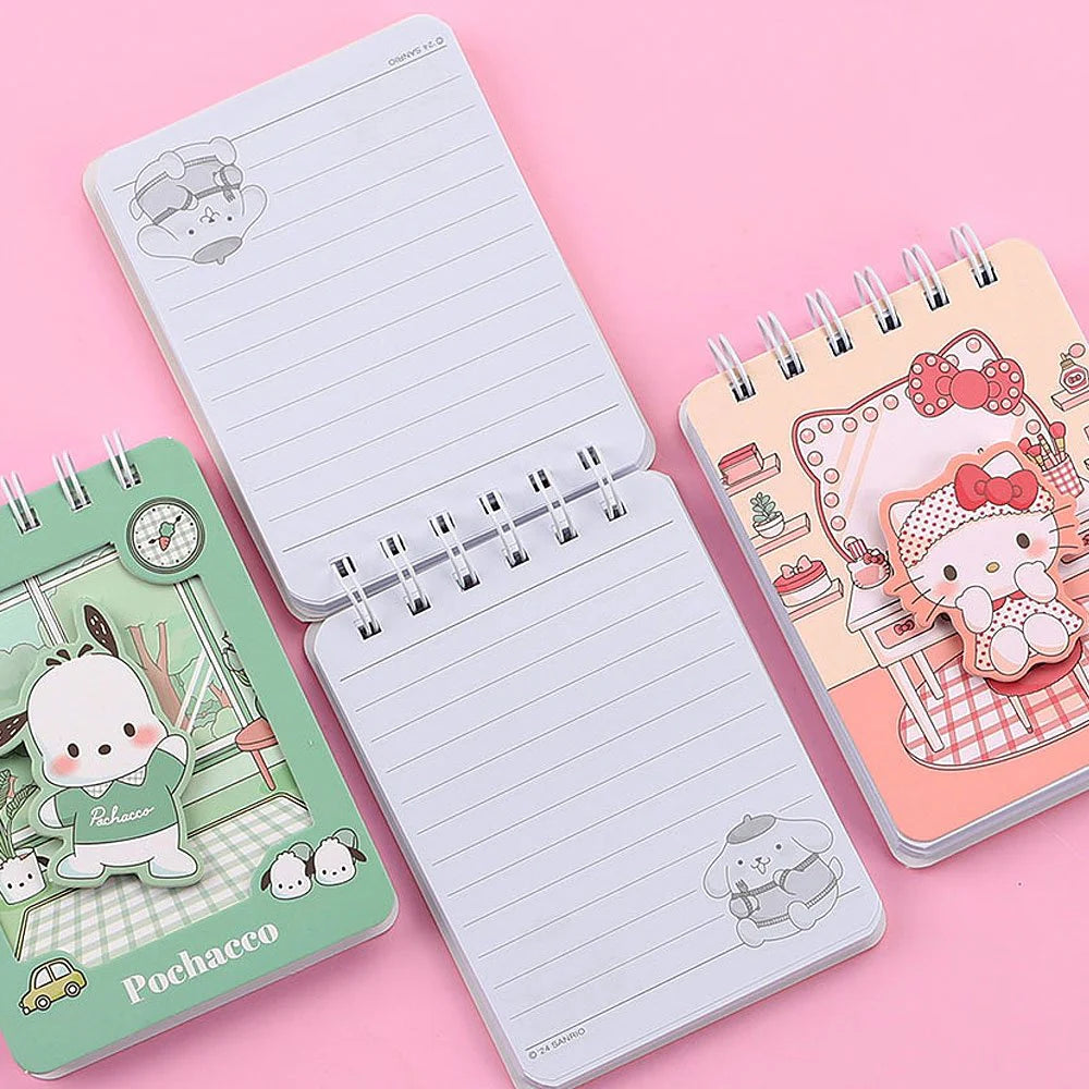 Hello Kitty Spiral 3D Notepad