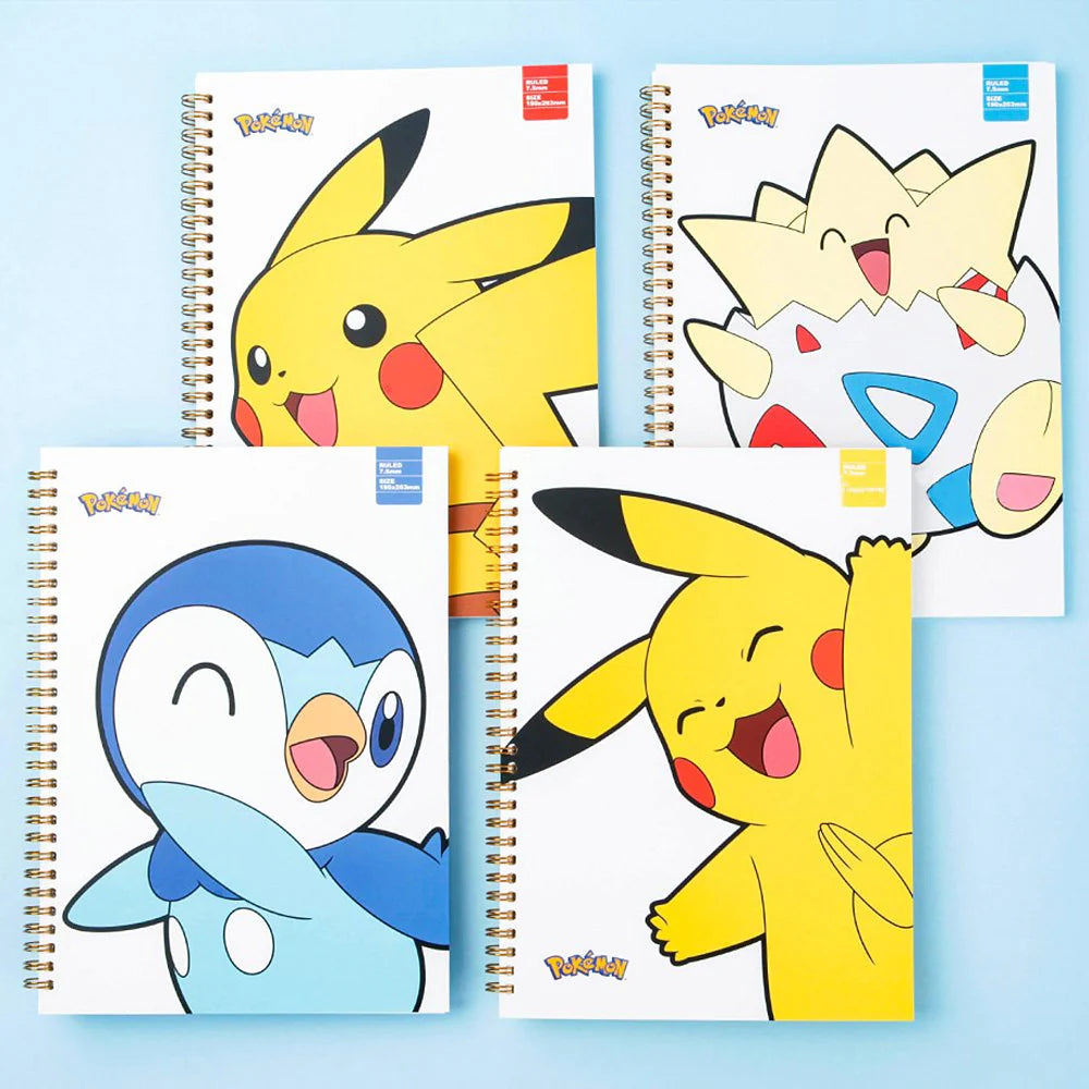 [Bundle Set] Pokemon Ruled Campus Notebook (All 4 Designs)