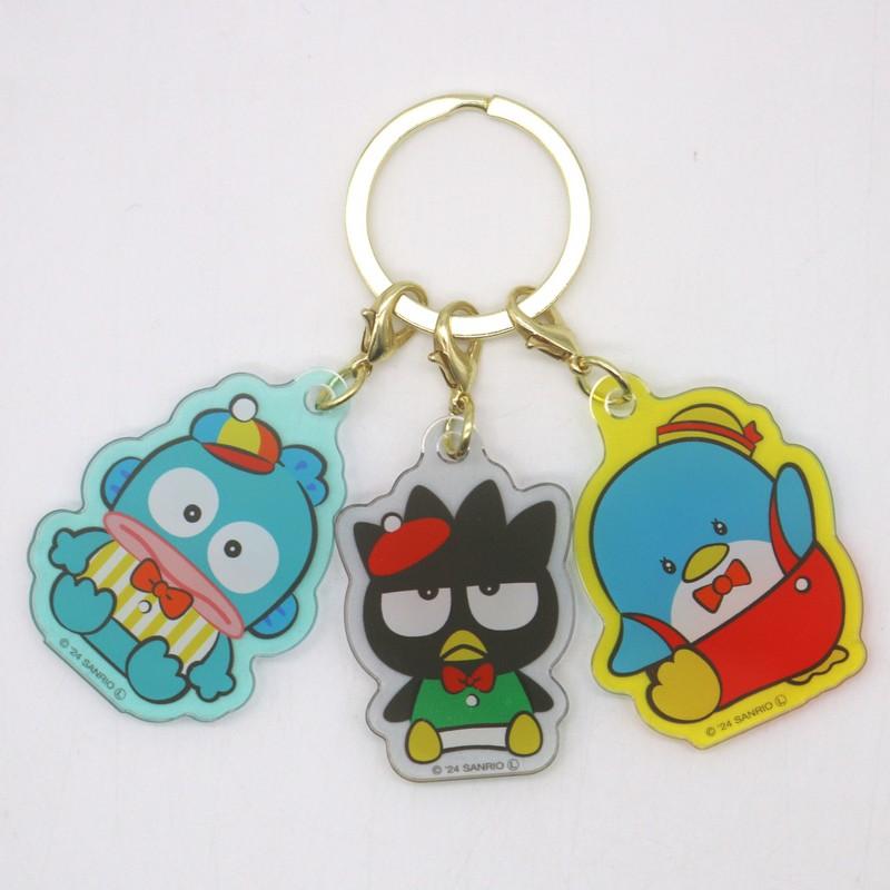 Key Rings Characters Sanrio Characters 3 Charm Keyring – Lil Thingamajigs Hive