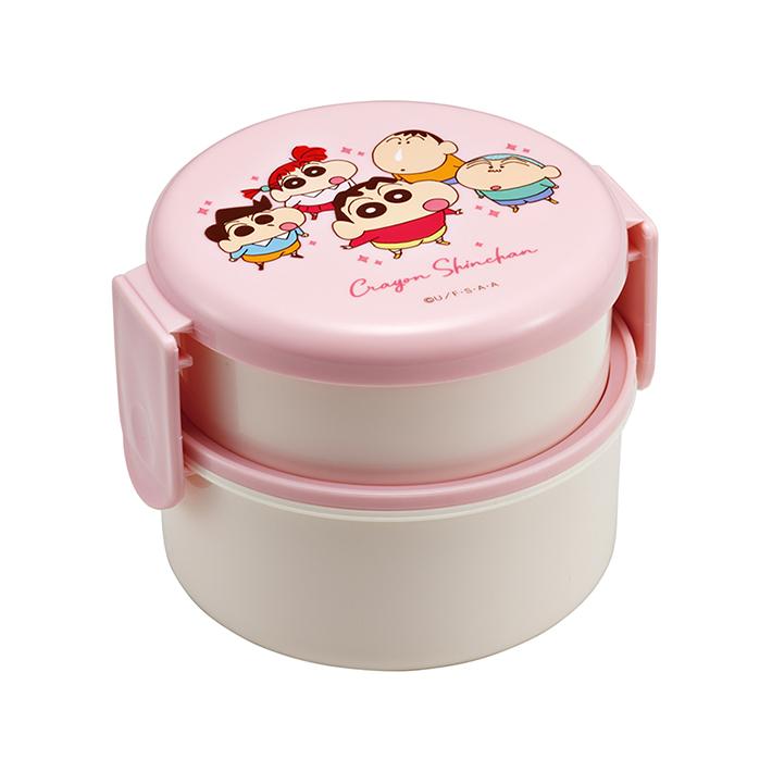 Skater Crayon Shinchan Round 2 Tiers Lunch Box 500ml