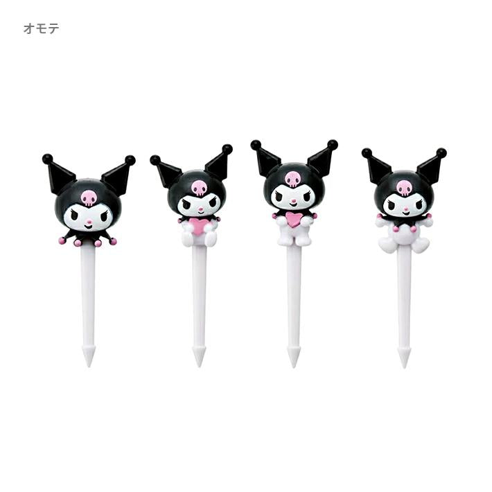 Skater Kuromi Food Picks (Set of 4)