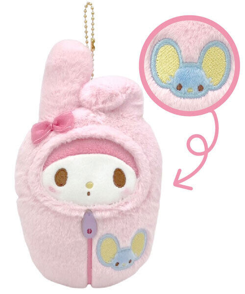 Sanrio Characters in Sleeping Bag Mascot Plush