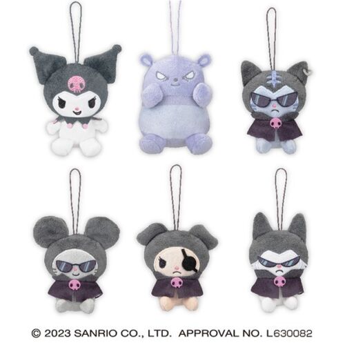 [Bundle] Sanrio Characters Kuromi & Friends Mascot Plush (Set of 6)
