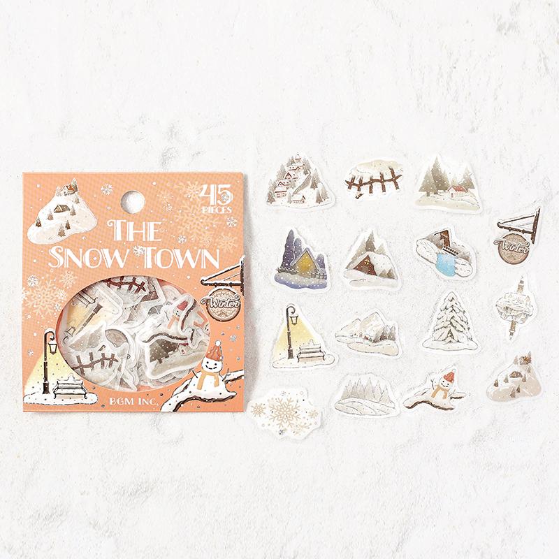 BGM Flake Stickers Winter Limited Edition (Snowy Town - BS-FGLW010)