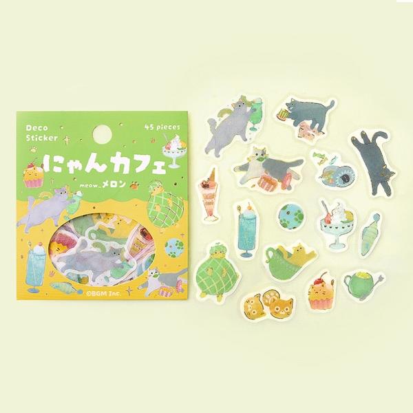 BGM Flake Stickers (Nyan Cafe Melon - BS-FG160)